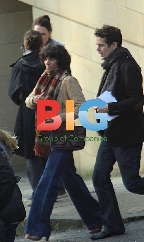 Halle Berry on set of Cloud Atlas in Glasgow