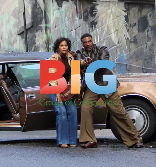 Halle Berry and Keith David filming 'Cloud Atlas'
