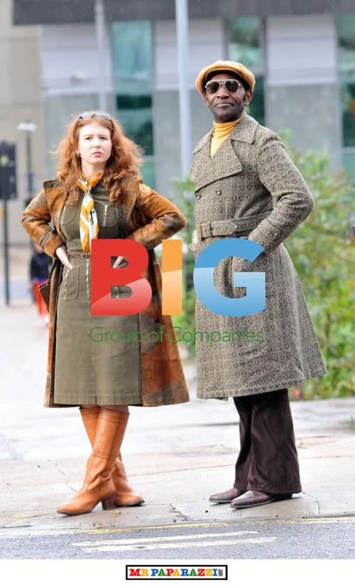 Halle Berry and Keith David filming 'Cloud Atlas'