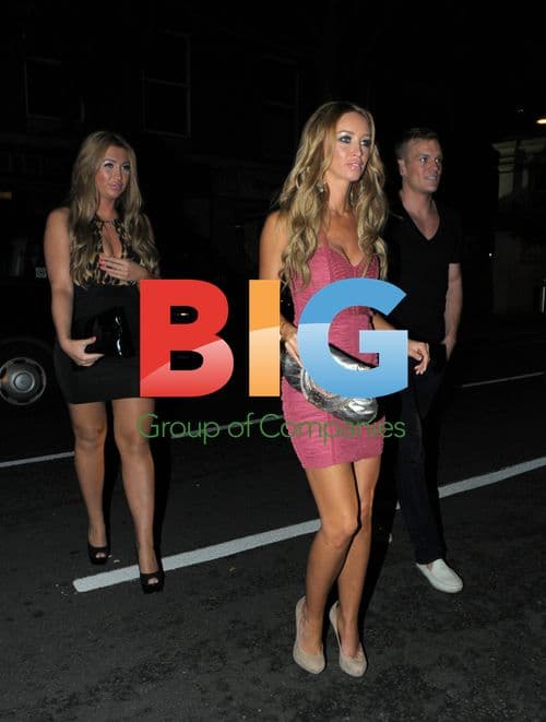 TOWIE's Lauren Pope and Lauren Goodger at Kings Club