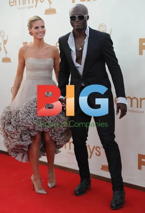 Heidi Klum and Seal at 63rd Primetime Emmys