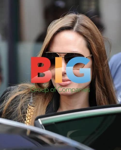 Angelina Jolie Leaving Film Office in London