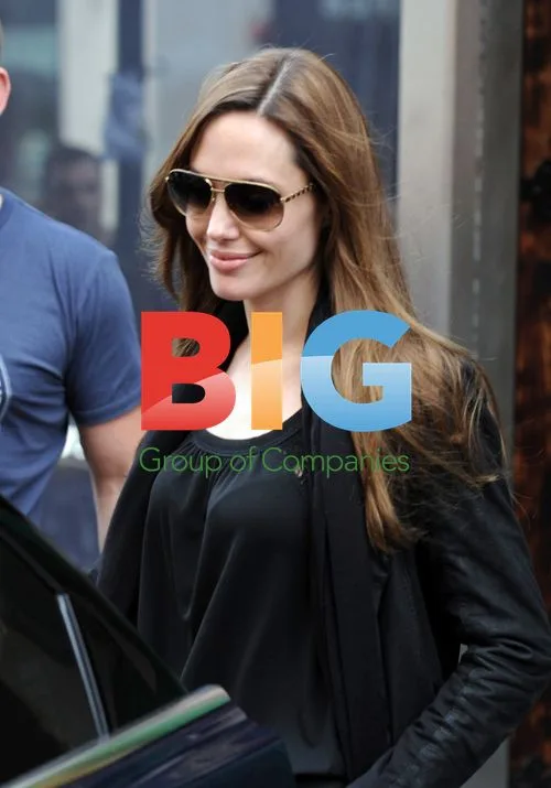Angelina Jolie Leaves London Film Office