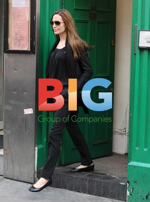 Angelina Jolie Leaving London Film Office