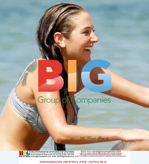 Tulisa Contostavlos on Holiday in Spain