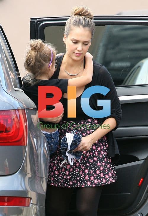 Jessica Alba and daughter Honor out in LA