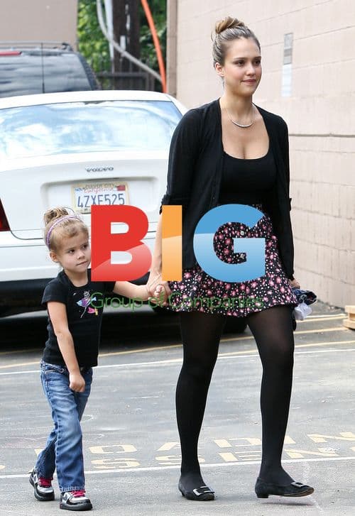 Jessica Alba and daughter Honor Warren in LA