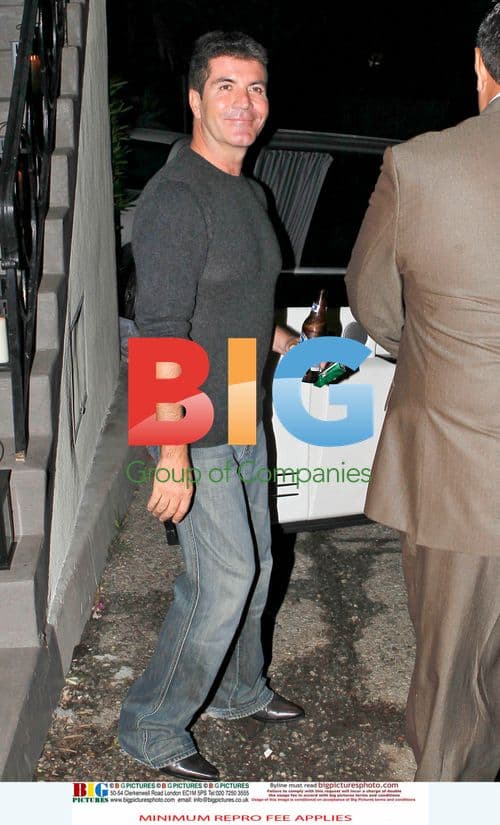 Simon Cowell and Mezhgan in Beverly Hills