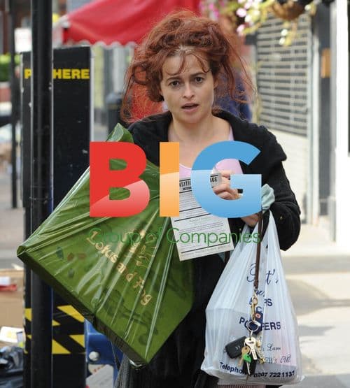 Helena Bonham Carter Spotted in Quirky Ensemble