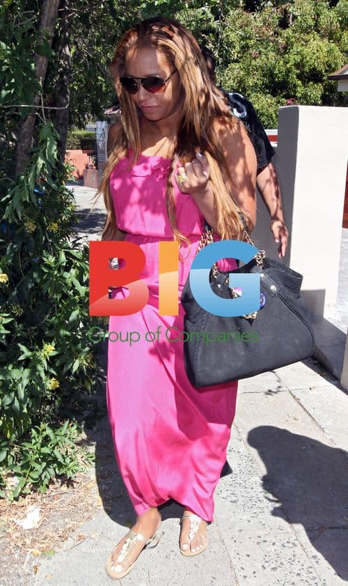 Mel B Arrives at Work in Sydney