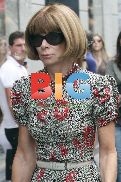 Anna Wintour in Milan, Italy