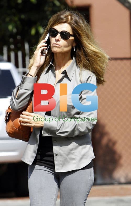 Maria Shriver Visits Son in Santa Monica