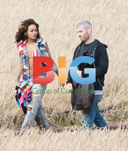 Rihanna and Calvin Harris Filming "We Found Love"