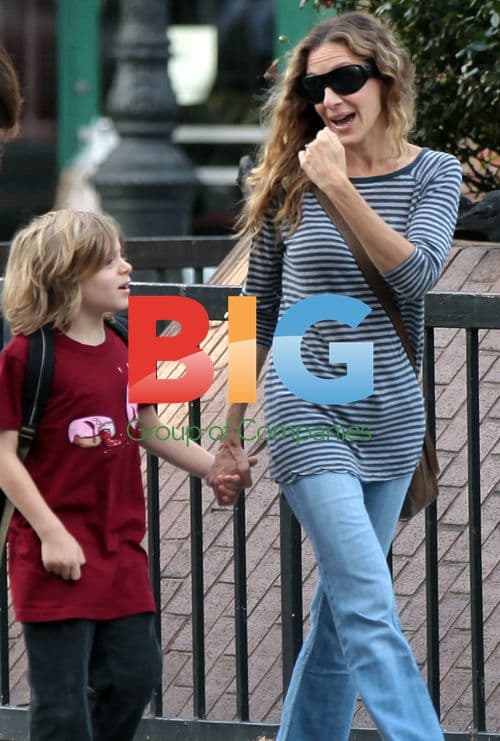 Sarah Jessica Parker with son in NYC
