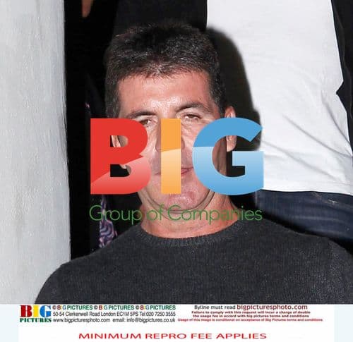 Simon Cowell and Mezhgan at X Factor Premiere