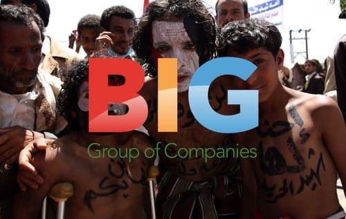 Protesters during anti-government demonstration in Yemen