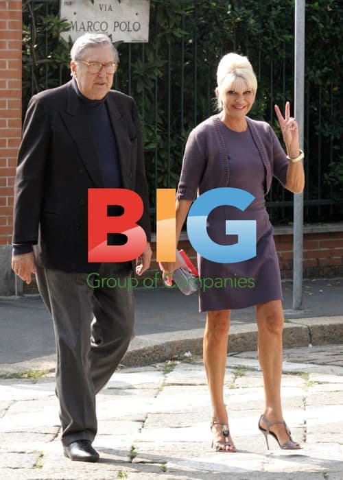Ivana Trump and Massimo Gargia Lunch in Milan