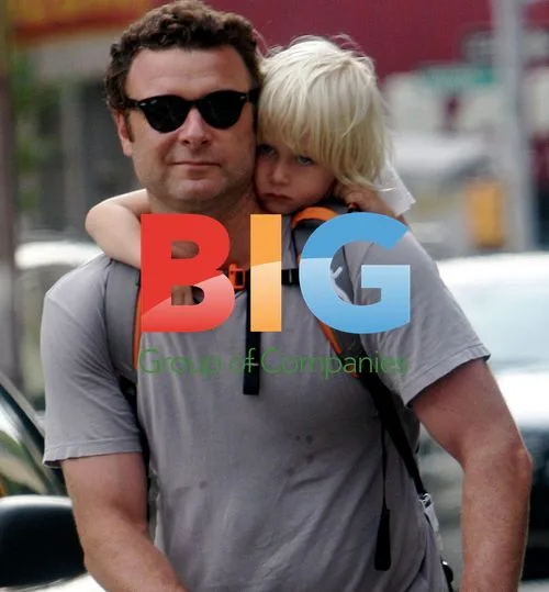 Liev Schreiber and Kids Out for Stroll