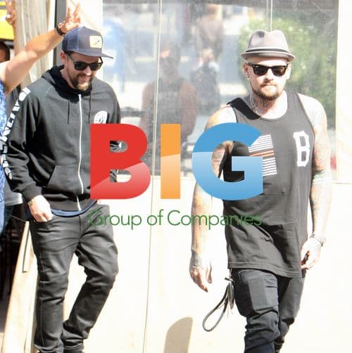 Benji and Joel Madden Lunch Outing