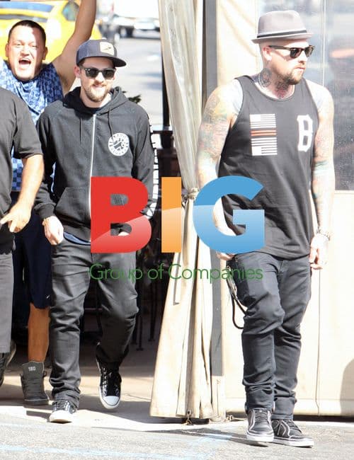 Benji & Joel Madden Lunch in LA