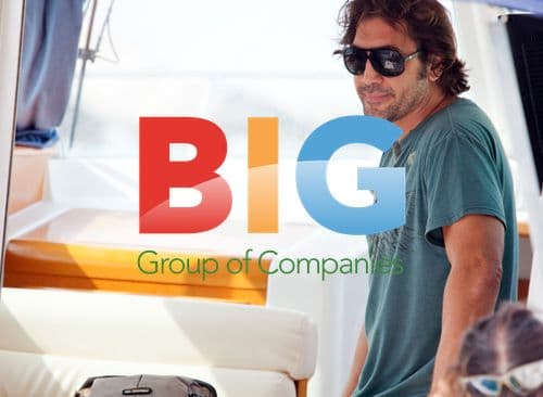 Javier Bardem on set with Penelope Cruz in Croatia