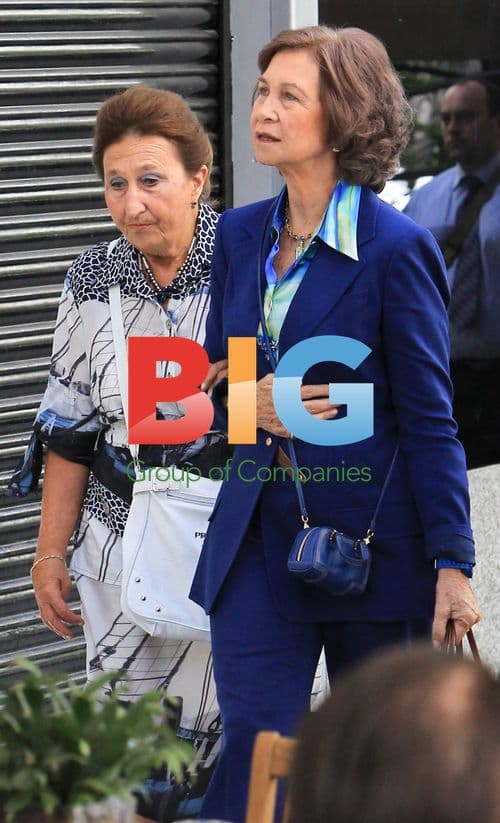 Queen Sofia and Princess Margaret in Madrid