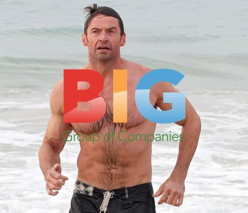 Hugh Jackman at Bondi Beach Gym