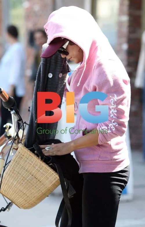Vanessa Hudgens Rides Bike to Gym