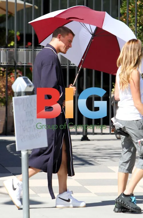 Channing Tatum on "Magic Mike" Set