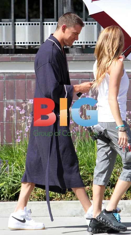 Channing Tatum on "Magic Mike" set