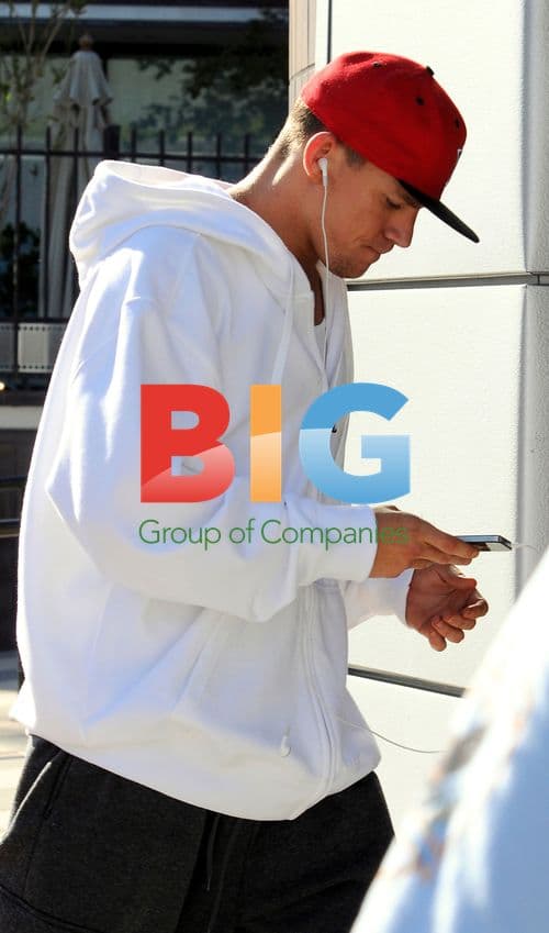 Channing Tatum on Set of "Magic Mike"