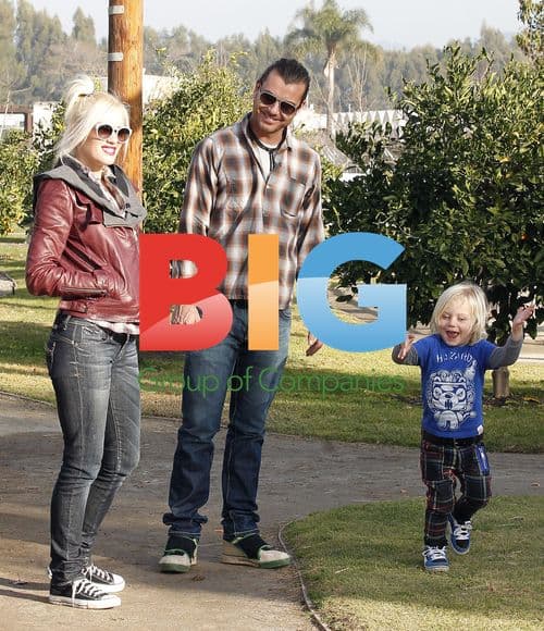 Gwen Stefani and Family in the Park
