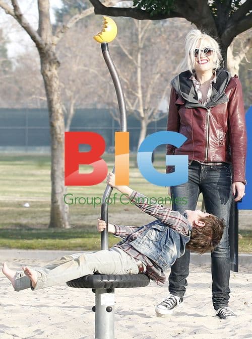 Gwen Stefani and Family in Park