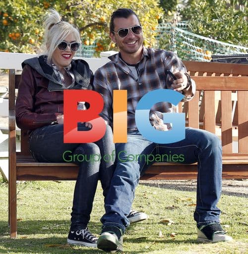 Gwen Stefani and Gavin Rossdale in LA Park