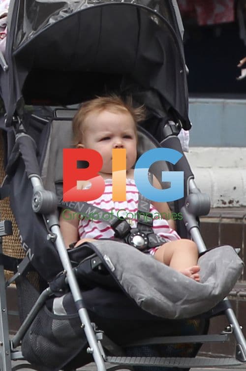 Jason Donovan and Family in Bondi
