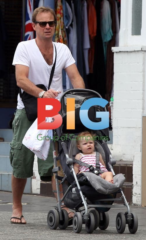 Jason Donovan and Family in Bondi, Australia