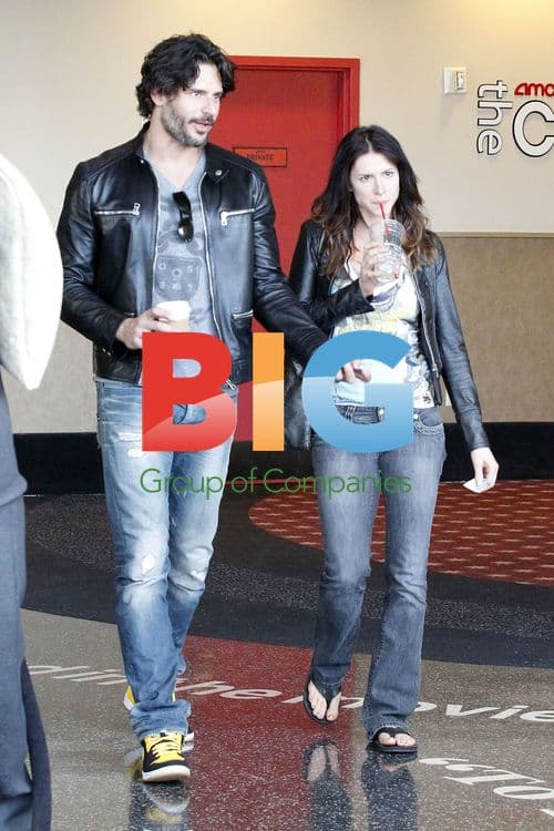 Joe Manganiello at the movies with new date