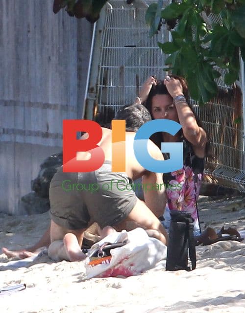 Gary and Danielle Lineker beach in St Barts
