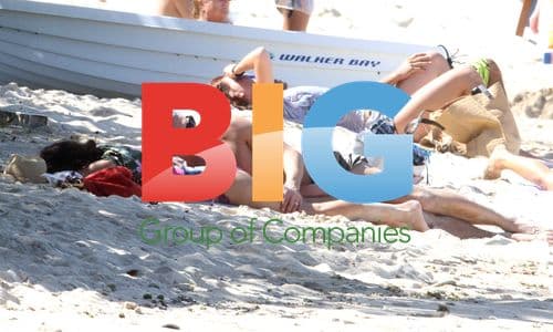 Gary and Danielle Lineker on St Barts beach