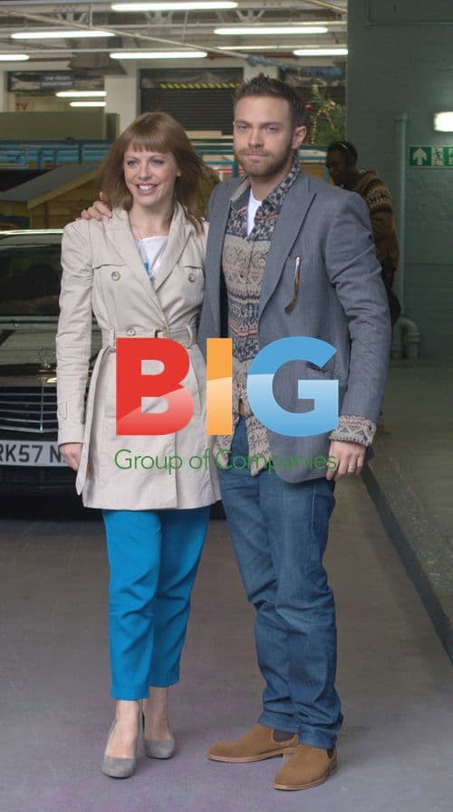Matt Di Angelo and Kelly Adams at ITV Studios