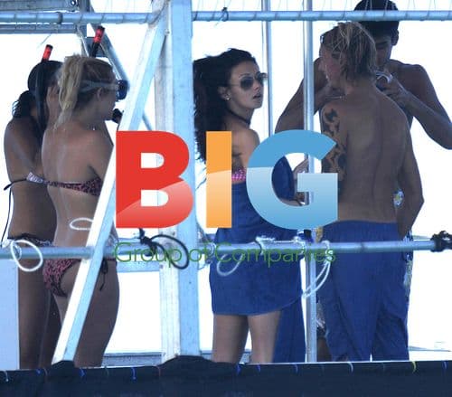 The Wanted's Max George and Michelle Keegan in Barbados