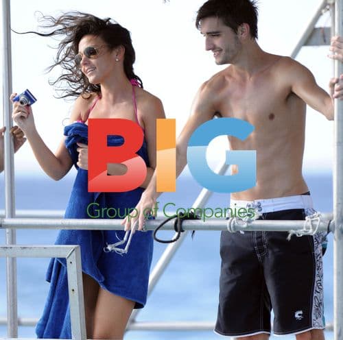 The Wanted's Max George and Michelle Keegan in Barbados