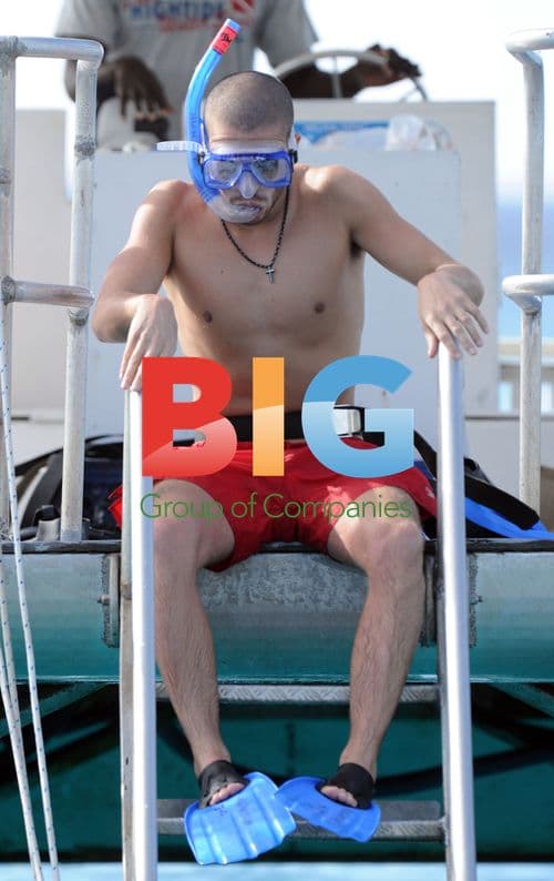 The Wanted's Max George and Michelle Keegan in Barbados