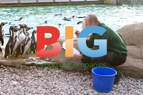 Zookeepers Count Animals at London Zoo