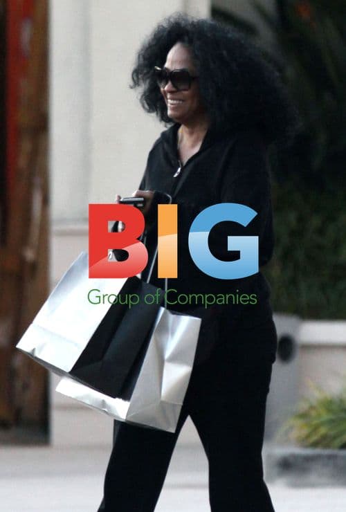 Diana Ross Leaves Barneys in LA