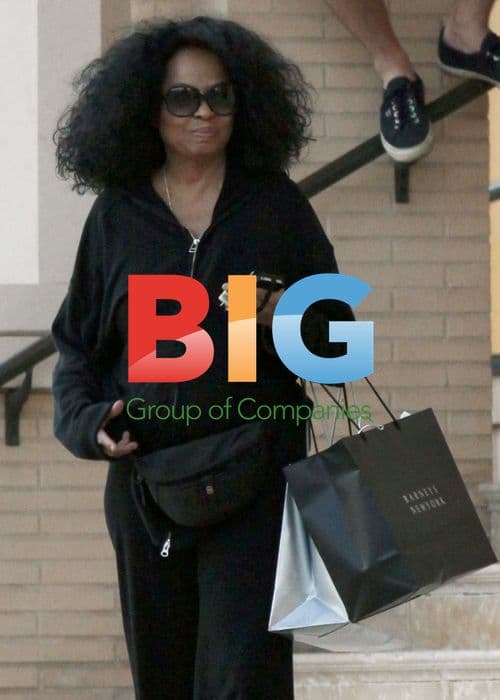 Diana Ross Leaves Barneys New York