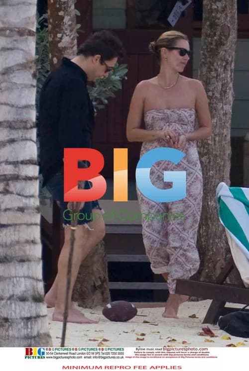 Kate Moss and Jamie Hince on Caribbean Vacation
