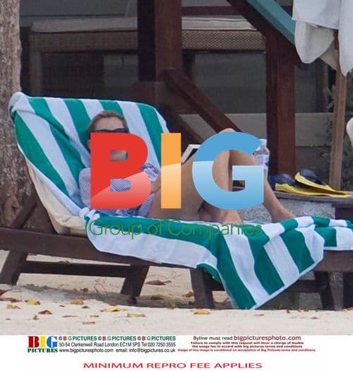 Kate Moss and Jamie Hince on Caribbean Vacation