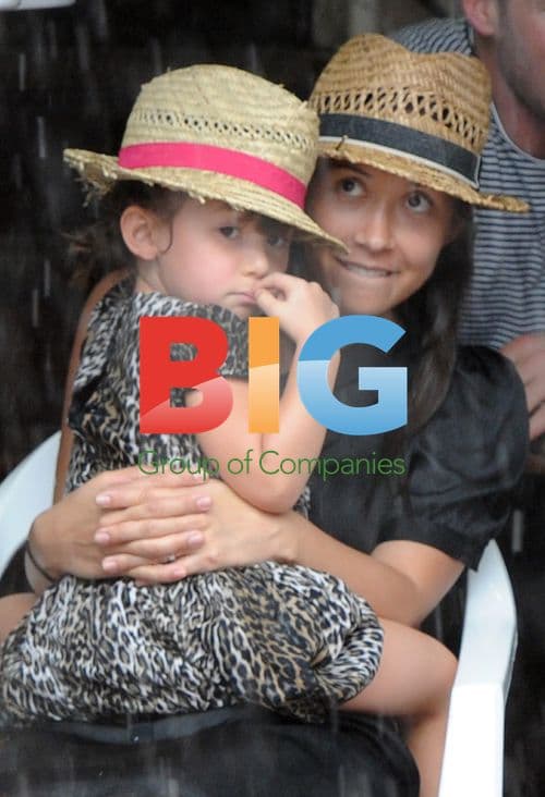 Myleene Klass Family Shopping in Caribbean