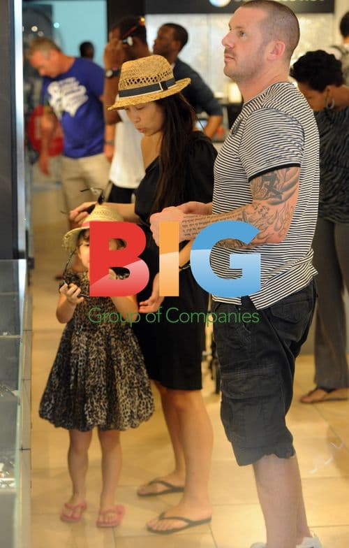 Myleene Klass Family Out in Caribbean